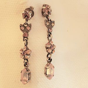 Petite floral and pendant dangles